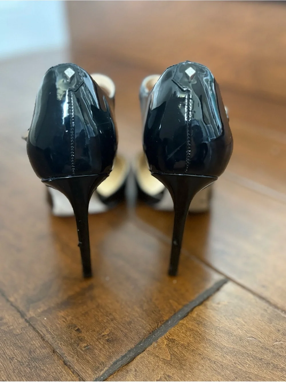 Sam Edelman Black Patent Leather Pointed Toe Pumps Stiletto Heels (Sz 5)